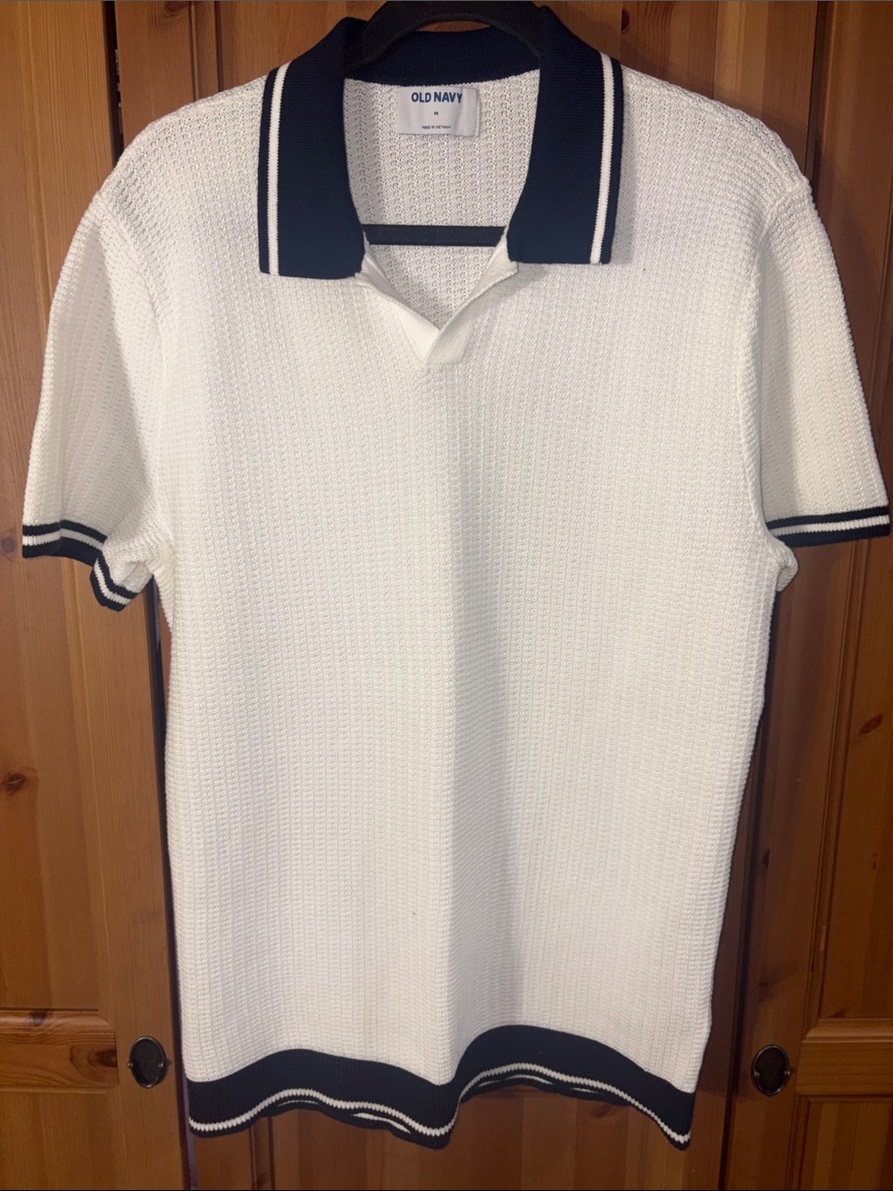 Men's Tipped Collar Polo Sweater from Old Navy
